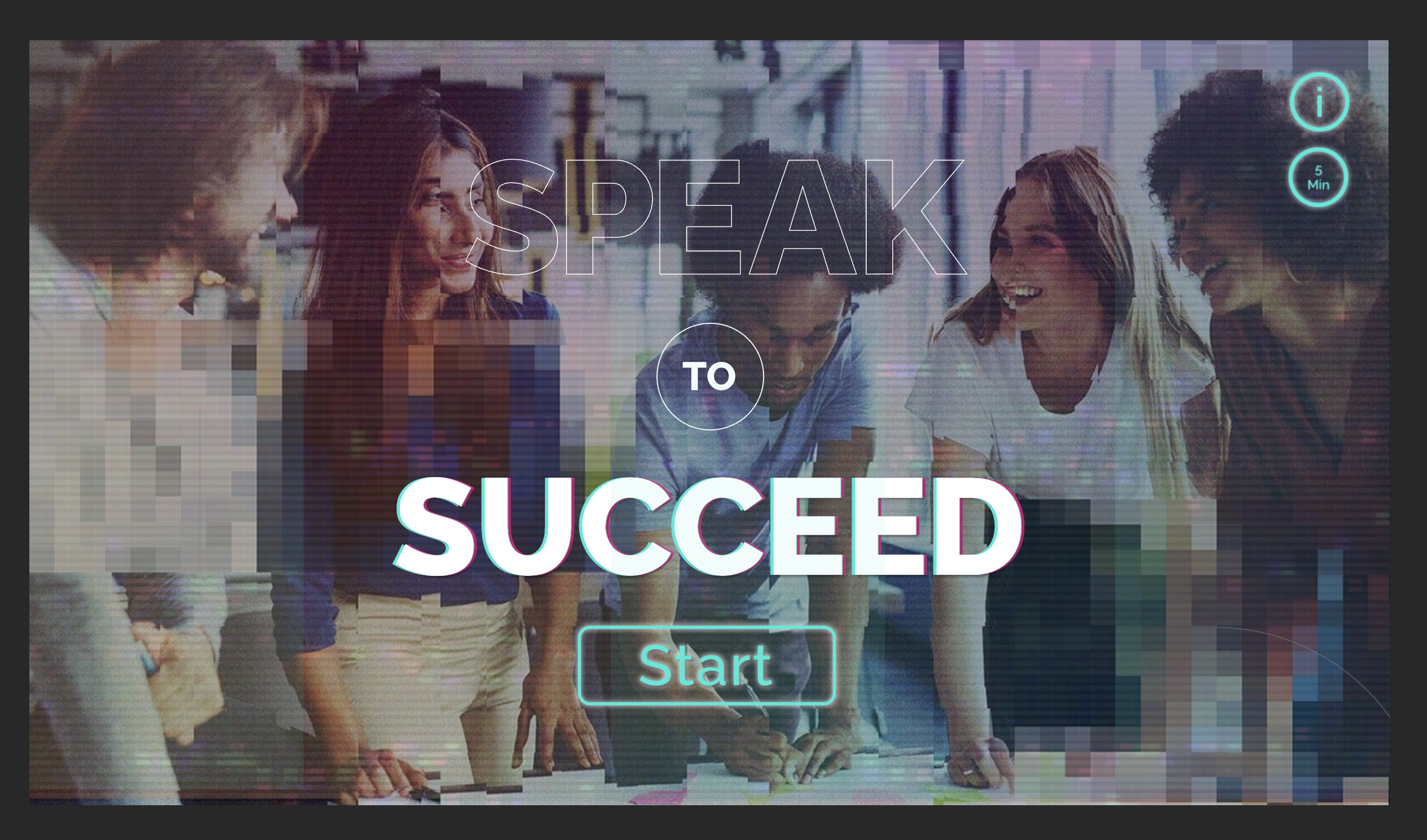 Cover of Speak to Succeed with diverse project team around a table smiling to each other.